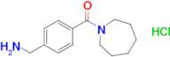 [4-(azepane-1-carbonyl)phenyl]methanamine hydrochloride