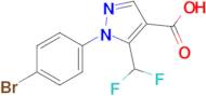 1-(4-Bromophenyl)-5-(difluoromethyl)-1h-pyrazole-4-carboxylic acid