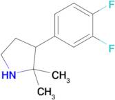 3-(3,4-Difluorophenyl)-2,2-dimethylpyrrolidine