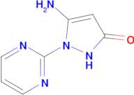 5-amino-1-(pyrimidin-2-yl)-2,3-dihydro-1H-pyrazol-3-one