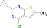 4-Chloro-2-cyclopropyl-6-methylthieno[2,3-d]pyrimidine