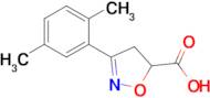 3-(2,5-dimethylphenyl)-4,5-dihydro-1,2-oxaZole-5-carboxylic acid