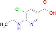 5-Chloro-6-(ethylamino)pyridine-3-carboxylic acid
