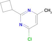 4-Chloro-2-cyclobutyl-6-methylpyrimidine