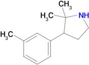 2,2-dimethyl-3-(m-tolyl)pyrrolidine