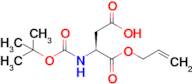 (3s)-3-{[(tert-butoxy)carbonyl]amino}-4-oxo-4-(prop-2-en-1-yloxy)butanoic acid