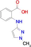 2-((1-Methyl-1h-pyrazol-3-yl)amino)benzoic acid