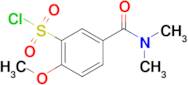 5-(Dimethylcarbamoyl)-2-methoxybenzene-1-sulfonyl chloride