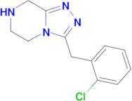 3-[(2-chlorophenyl)methyl]-5h,6h,7h,8h-[1,2,4]triazolo[4,3-a]pyrazine