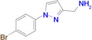 [1-(4-bromophenyl)-1h-pyrazol-3-yl]methanamine
