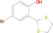 4-Bromo-2-(1,3-dithiolan-2-yl)phenol