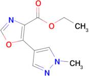 Ethyl 5-(1-methyl-1h-pyrazol-4-yl)-1,3-oxazole-4-carboxylate