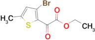 Ethyl 2-(3-bromo-5-methylthiophen-2-yl)-2-oxoacetate