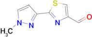 2-(1-Methyl-1h-pyrazol-3-yl)-1,3-thiazole-4-carbaldehyde