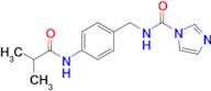 n-{[4-(2-methylpropanamido)phenyl]methyl}-1h-imidazole-1-carboxamide