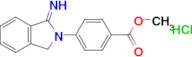 Methyl 4-(1-imino-2,3-dihydro-1h-isoindol-2-yl)benzoate hydrochloride