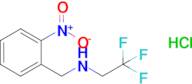 [(2-nitrophenyl)methyl](2,2,2-trifluoroethyl)amine hydrochloride