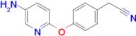 2-{4-[(5-aminopyridin-2-yl)oxy]phenyl}acetonitrile