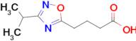 4-[3-(propan-2-yl)-1,2,4-oxadiazol-5-yl]butanoic acid
