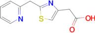 2-[2-(pyridin-2-ylmethyl)-1,3-thiazol-4-yl]acetic acid