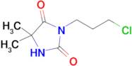 3-(3-Chloropropyl)-5,5-dimethylimidazolidine-2,4-dione