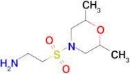 2-[(2,6-dimethylmorpholin-4-yl)sulfonyl]ethan-1-amine