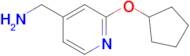 [2-(cyclopentyloxy)pyridin-4-yl]methanamine