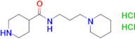 n-[3-(piperidin-1-yl)propyl]piperidine-4-carboxamide dihydrochloride