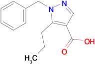 1-Benzyl-5-propyl-1h-pyrazole-4-carboxylic acid