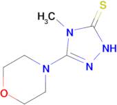 4-methyl-3-(morpholin-4-yl)-4,5-dihydro-1H-1,2,4-triazole-5-thione