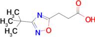 3-(3-Tert-butyl-1,2,4-oxadiazol-5-yl)propanoic acid