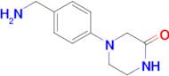 4-[4-(aminomethyl)phenyl]piperazin-2-one