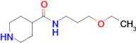 n-(3-Ethoxypropyl)piperidine-4-carboxamide