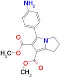 6,7-Dimethyl 5-(4-aminophenyl)-2,3-dihydro-1h-pyrrolizine-6,7-dicarboxylate