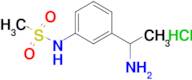 n-[3-(1-aminoethyl)phenyl]methanesulfonamide hydrochloride