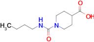 1-(Butylcarbamoyl)piperidine-4-carboxylic acid