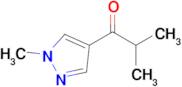 2-Methyl-1-(1-methyl-1h-pyrazol-4-yl)propan-1-one