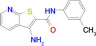 3-Amino-n-(3-methylphenyl)thieno[2,3-b]pyridine-2-carboxamide