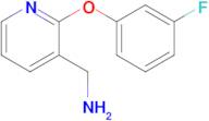 [2-(3-fluorophenoxy)pyridin-3-yl]methanamine