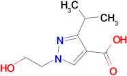 1-(2-Hydroxyethyl)-3-(propan-2-yl)-1h-pyrazole-4-carboxylic acid