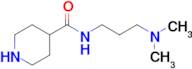 n-[3-(dimethylamino)propyl]piperidine-4-carboxamide