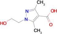 1-(2-Hydroxyethyl)-3,5-dimethyl-1h-pyrazole-4-carboxylic acid