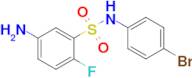 5-Amino-n-(4-bromophenyl)-2-fluorobenzene-1-sulfonamide