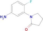 1-(5-Amino-2-fluorophenyl)pyrrolidin-2-one