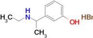 3-[1-(ethylamino)ethyl]phenol hydrobromide