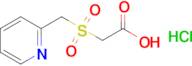 2-[(pyridin-2-yl)methanesulfonyl]acetic acid hydrochloride
