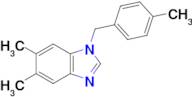 5,6-Dimethyl-1-[(4-methylphenyl)methyl]-1h-1,3-benzodiazole