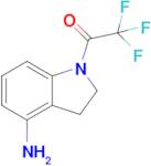 1-(4-Amino-2,3-dihydro-1h-indol-1-yl)-2,2,2-trifluoroethan-1-one