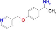 1-[4-(pyridin-3-ylmethoxy)phenyl]ethan-1-amine