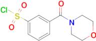 3-(Morpholine-4-carbonyl)benzene-1-sulfonyl chloride